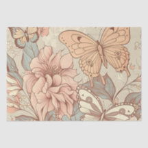 Papillons et fleurs
