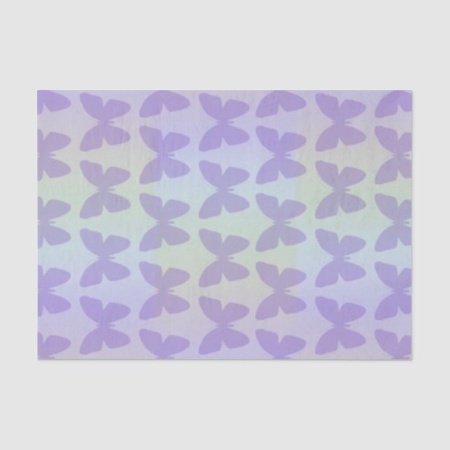 Papier Mousseline Papillons pourpres (Recto)