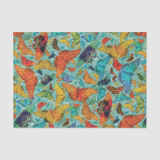 Papier Mousseline Papillons quotidiens de Flutterby (Recto)