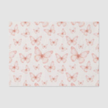 Papillons roses à la crème