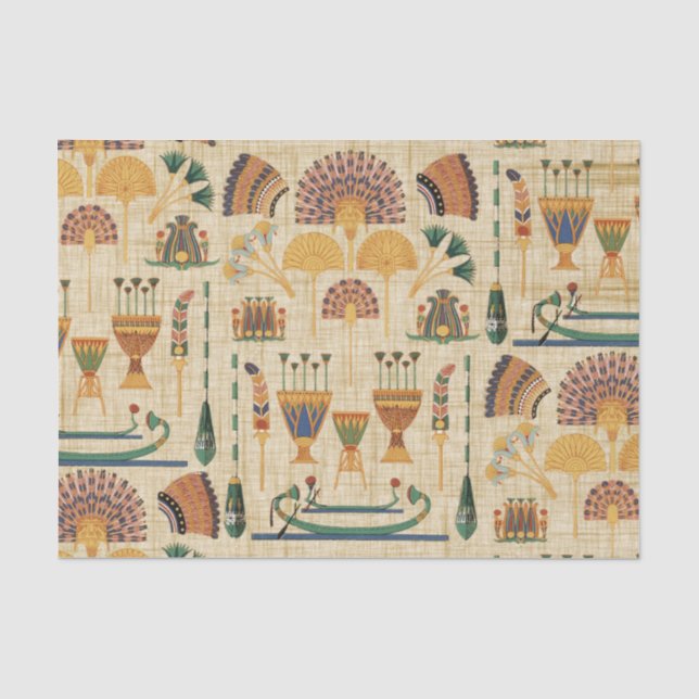 Papier Mousseline Papyrus égyptien (Recto)