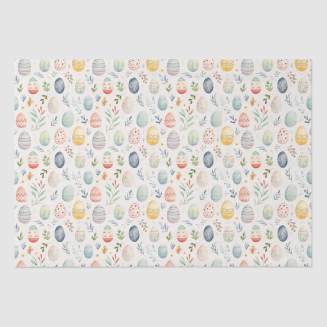 Papier Mousseline Pâques Pastel Pizzazz (Recto)