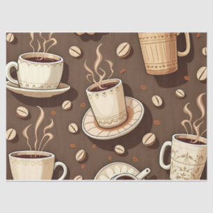 Papier Mousseline Paradis des amateurs de café : Bris et haricots do