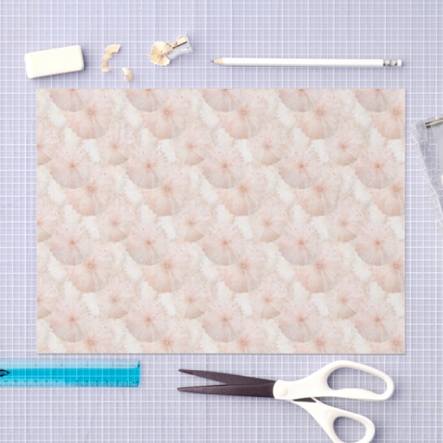 Papier Mousseline Parapluies Rose Pâle Anniversaire (Artisanat)