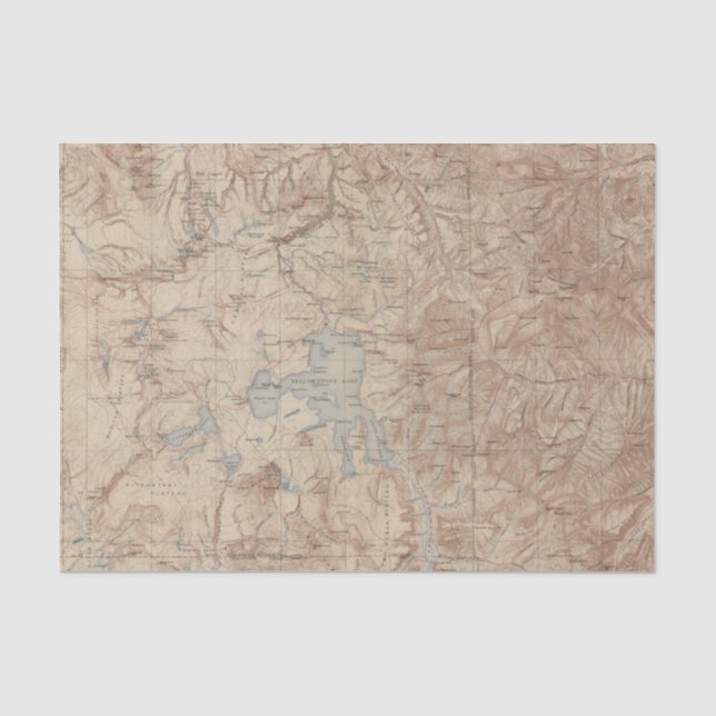 Papier Mousseline Parc national 2 2 de Yellowstone (Recto)