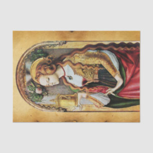 PAPIER MOUSSELINE PARCHEMIN DE MARY MAGDALENE DE SAINT