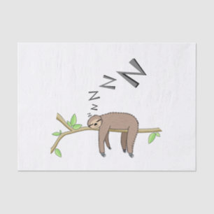 Papier Mousseline Paresse de sommeil