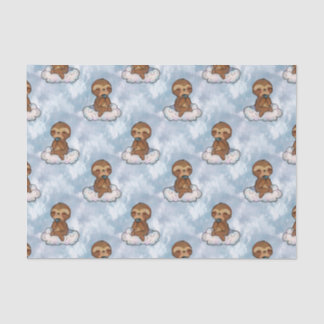 Papier Mousseline Paresse détendant sur le nuage