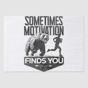 Papier Mousseline Parfois, Motivation Trouve Vous Drôle Courir Motiv