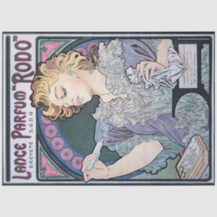 Papier Mousseline Parfum, Alphonse Mucha