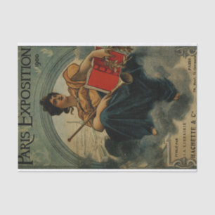 Papier Mousseline Paris Exposition 1900 - Publicité française vintag