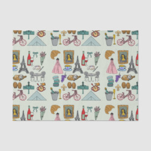 Papier Mousseline Paris romantique