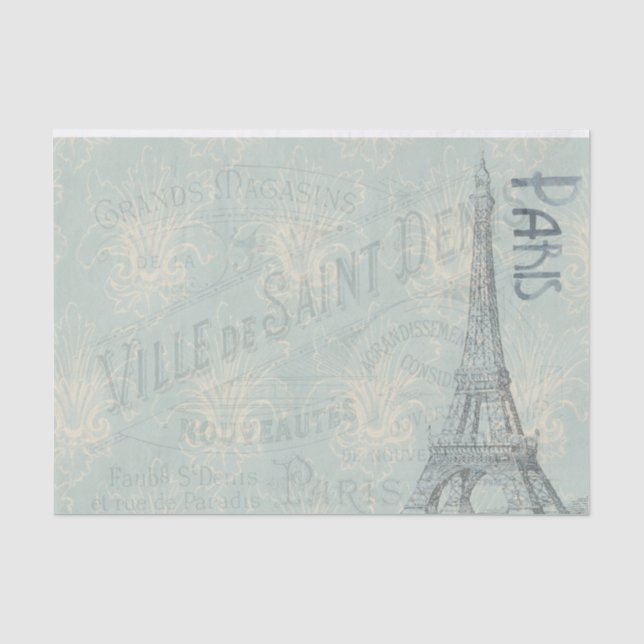Papier Mousseline Paris vintage (Recto)