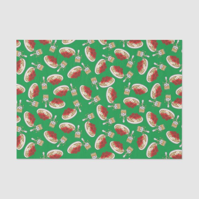 Papier Mousseline Parti Anniversaire de enfant de Cute Spaghetti Kaw (Recto)