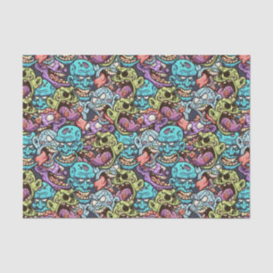 Papier Mousseline Parti cool zombie Halloween 