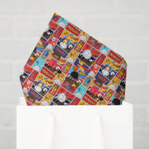 Papier Mousseline Parti motif cool superhero carrelé