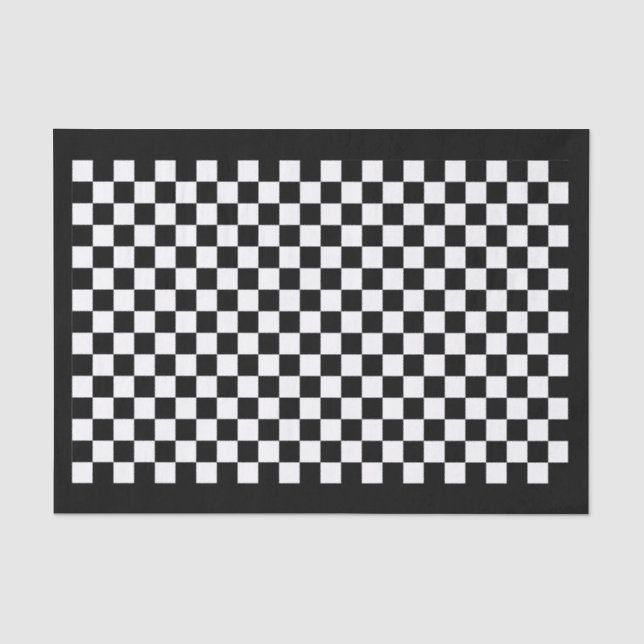 Papier Mousseline Partie noire/blanche de couleur faite sur commande (Recto)