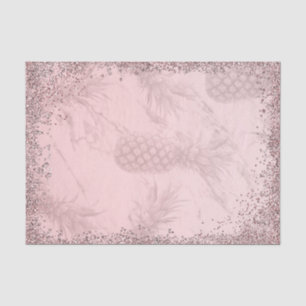 Papier Mousseline Partie tropicale d'ananas de parties scintillantes