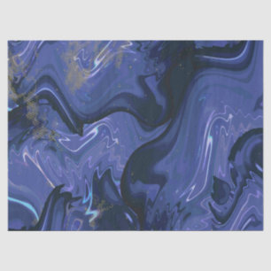 Papier Mousseline Parties scintillant bleue Galaxy Swirl Abstrait Mo