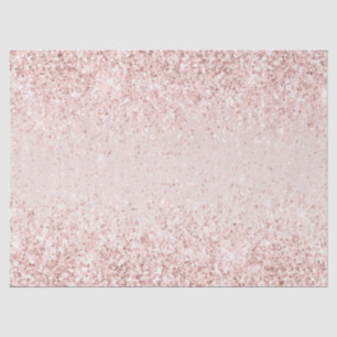 Papier Mousseline Parties scintillant brillante rose pâle