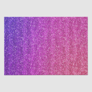 Papier Mousseline Parties scintillant brillante violette et rose