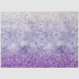 Papier Mousseline Parties scintillant de Glitz blanc pourpre