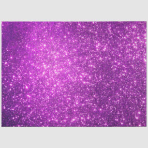 Papier Mousseline Parties scintillant de luxe violet or