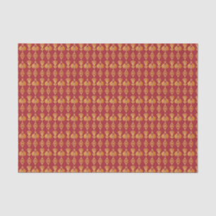 Papier Mousseline Parties scintillant de vacances Gold Holly Stars