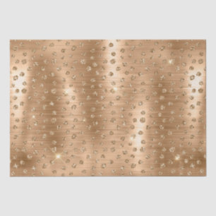 Papier Mousseline Parties scintillant d'or élégant Wild Cheetah Spot