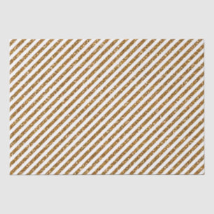 Papier Mousseline Parties scintillant d'or rayé