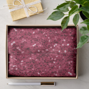 Papier Mousseline Parties scintillant faux brillant rose foncé magen