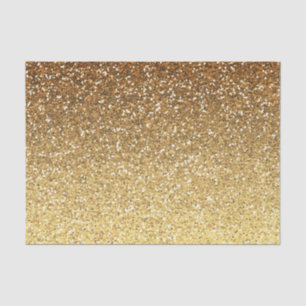 Papier Mousseline Parties scintillant Gold Faux Ombre