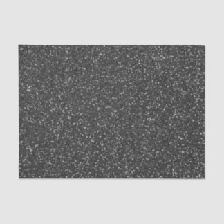 Papier Mousseline Parties scintillant noire