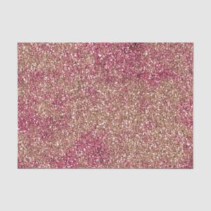 Papier Mousseline Parties scintillant Ombre de bronze rose