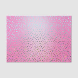 Papier Mousseline Parties scintillant rose Cheetah Imprimer