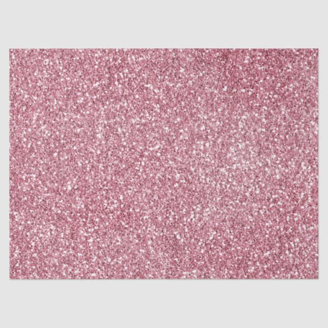 Papier Mousseline Parties scintillant rose de fille (Recto)