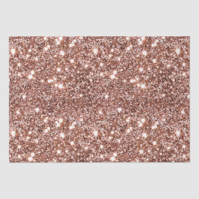 Papier Mousseline Parties scintillant rose Gold Glam (Recto)