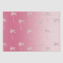 Parties scintillant rose pâle Palmiers Ombre