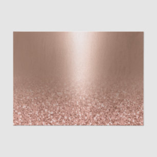 Papier Mousseline Parties scintillant rose rose Gold Faux