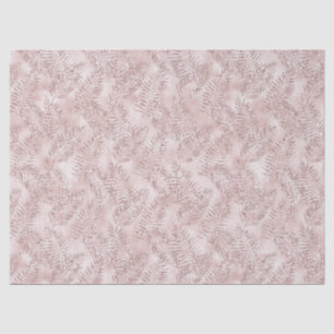 Papier Mousseline Parties scintillant rose vif Feuilles tropicaux  