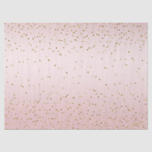 Papier Mousseline Parties scintillant rose vif Love Gold Confetti