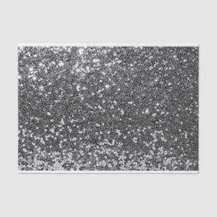 Papier Mousseline Parties scintillant VIP gris argent brillant doux