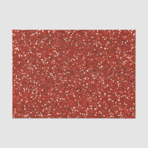 Papier Mousseline Parties scintillantes   rouges élégantes