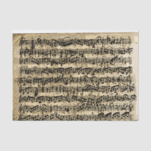 Papier Mousseline Partition or Vintage