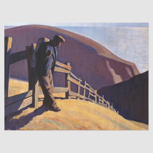 Papier Mousseline Pas d'endroit où aller par Maynard Dixon (Recto)
