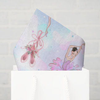 Papier Mousseline Pastel Ballet Dancers 