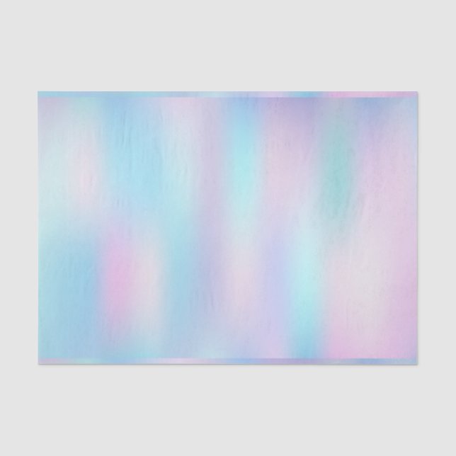 Papier Mousseline Pastel Colours Abstrait Arrière - plan d'iridescen (Recto)