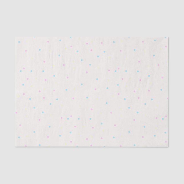Papier Mousseline Pastel Confetti (Recto)