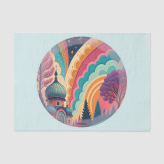 Papier Mousseline Pastel Fantasy Dome Tissue Wrap – Customizable