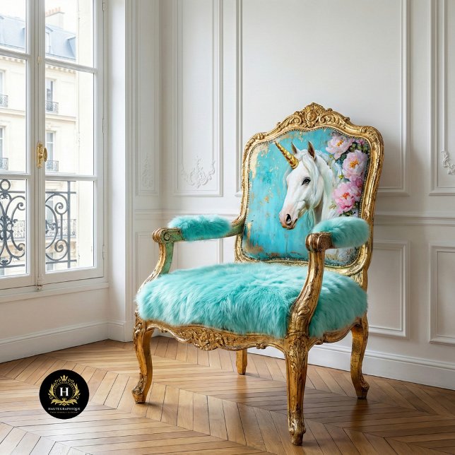 Papier Mousseline Pastel Floral Unicorn Découpage (Créateur téléchargé)